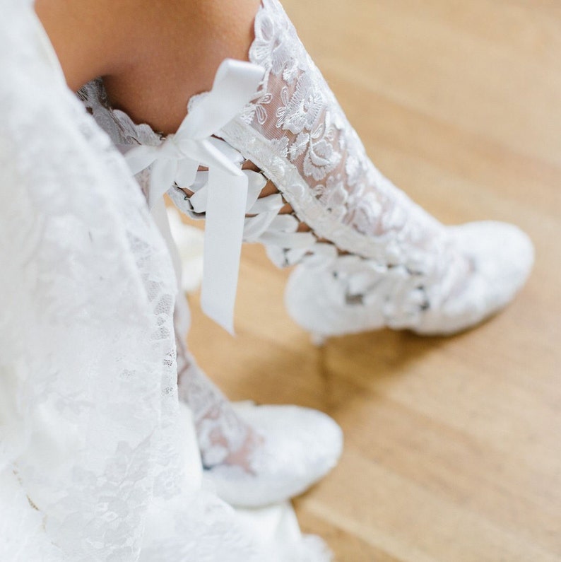 knee high wedding boots