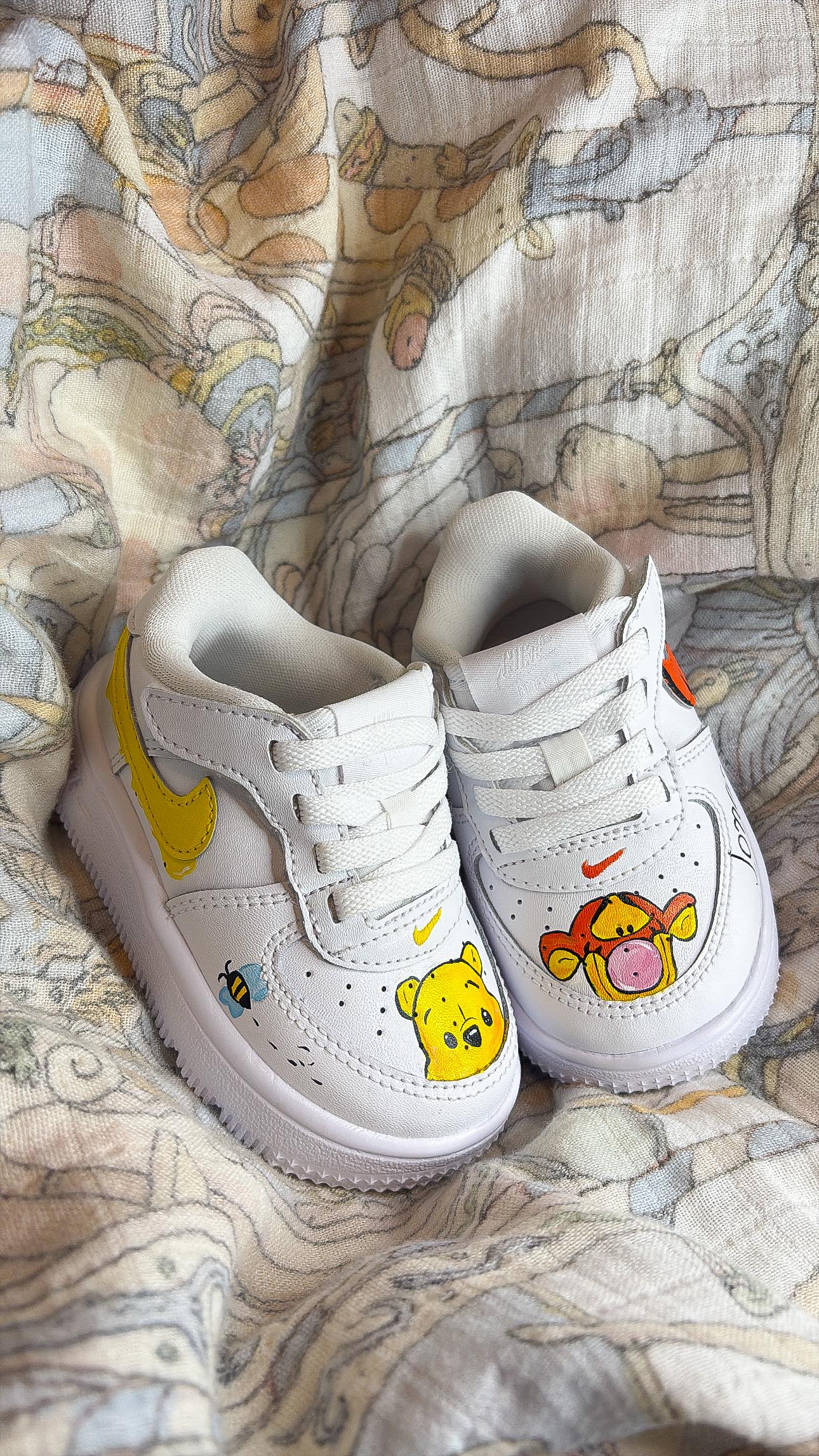 pooh bear nikes