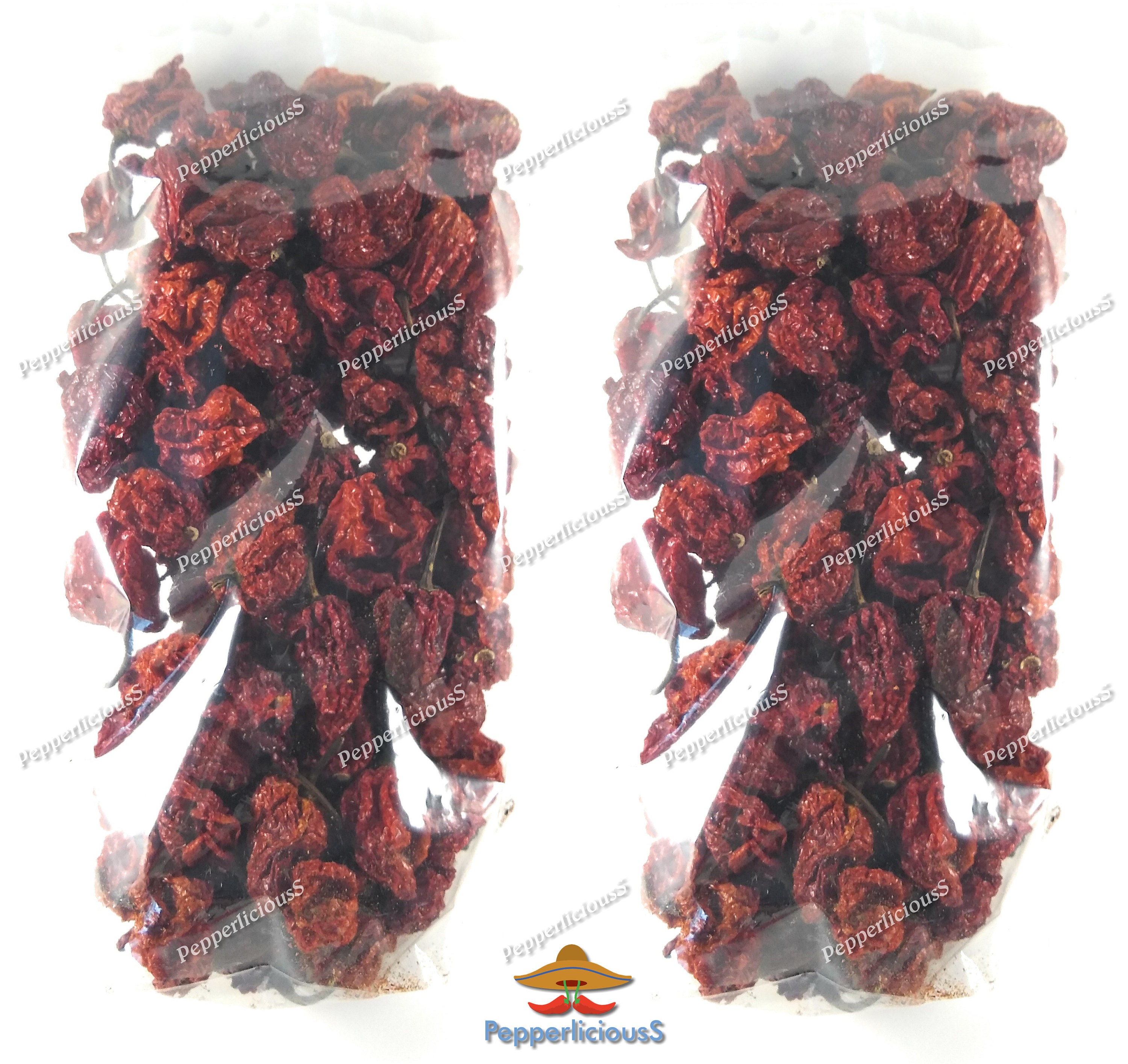 200 Dried Gourmet CAROLINA REAPER Pepper PODS Worlds Hottest Chili
