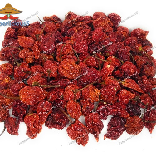 1lb / 454g Dried Gourmet CAROLINA REAPER Pepper PODS - Worlds Hottest Chili order Pepper