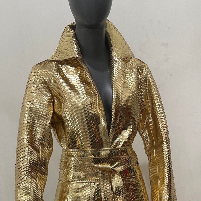 Python Leather Coat Women - Etsy