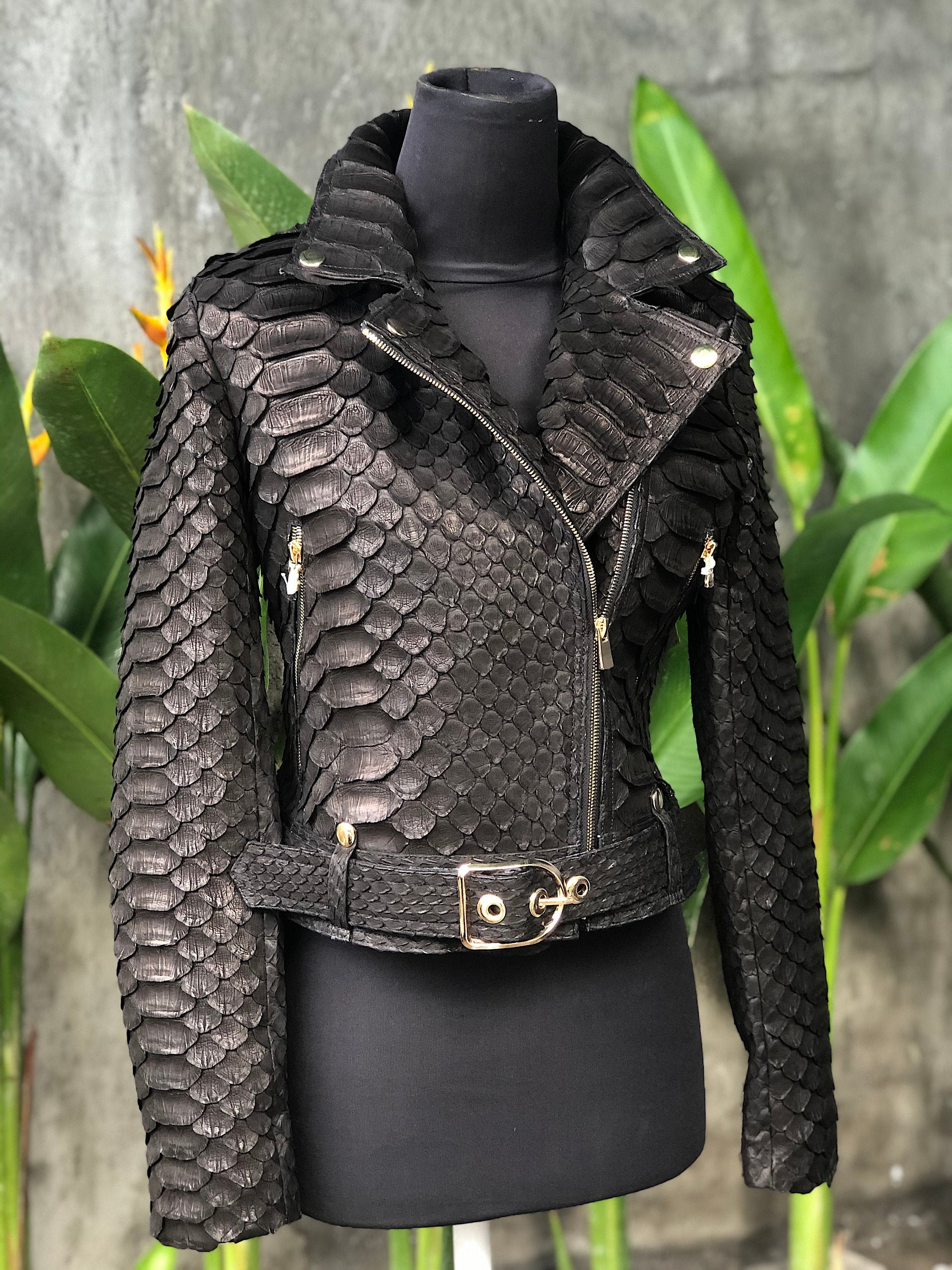 snakeskin jacket