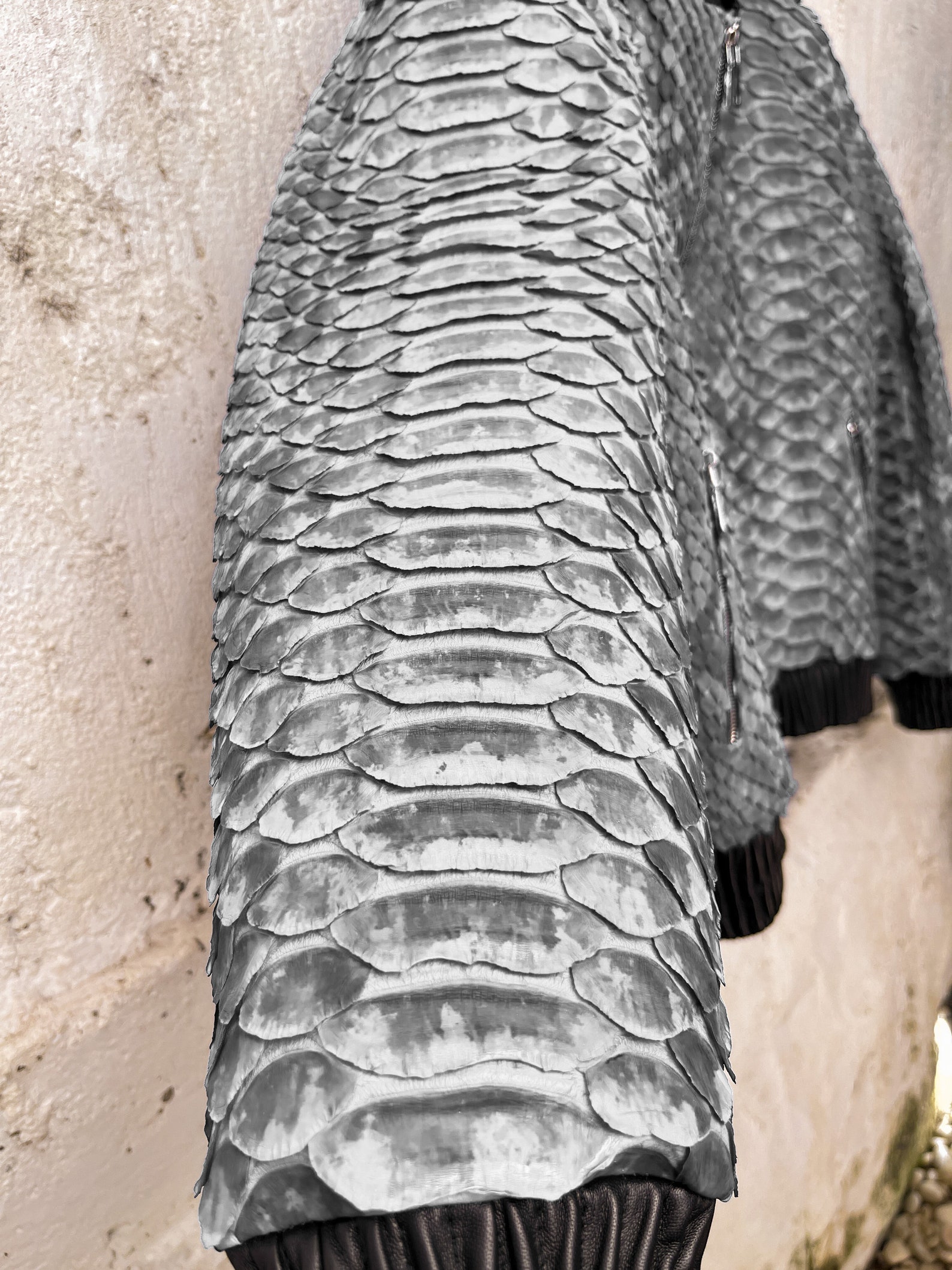 Snakeskin Reptile Men's Bomber Jacket