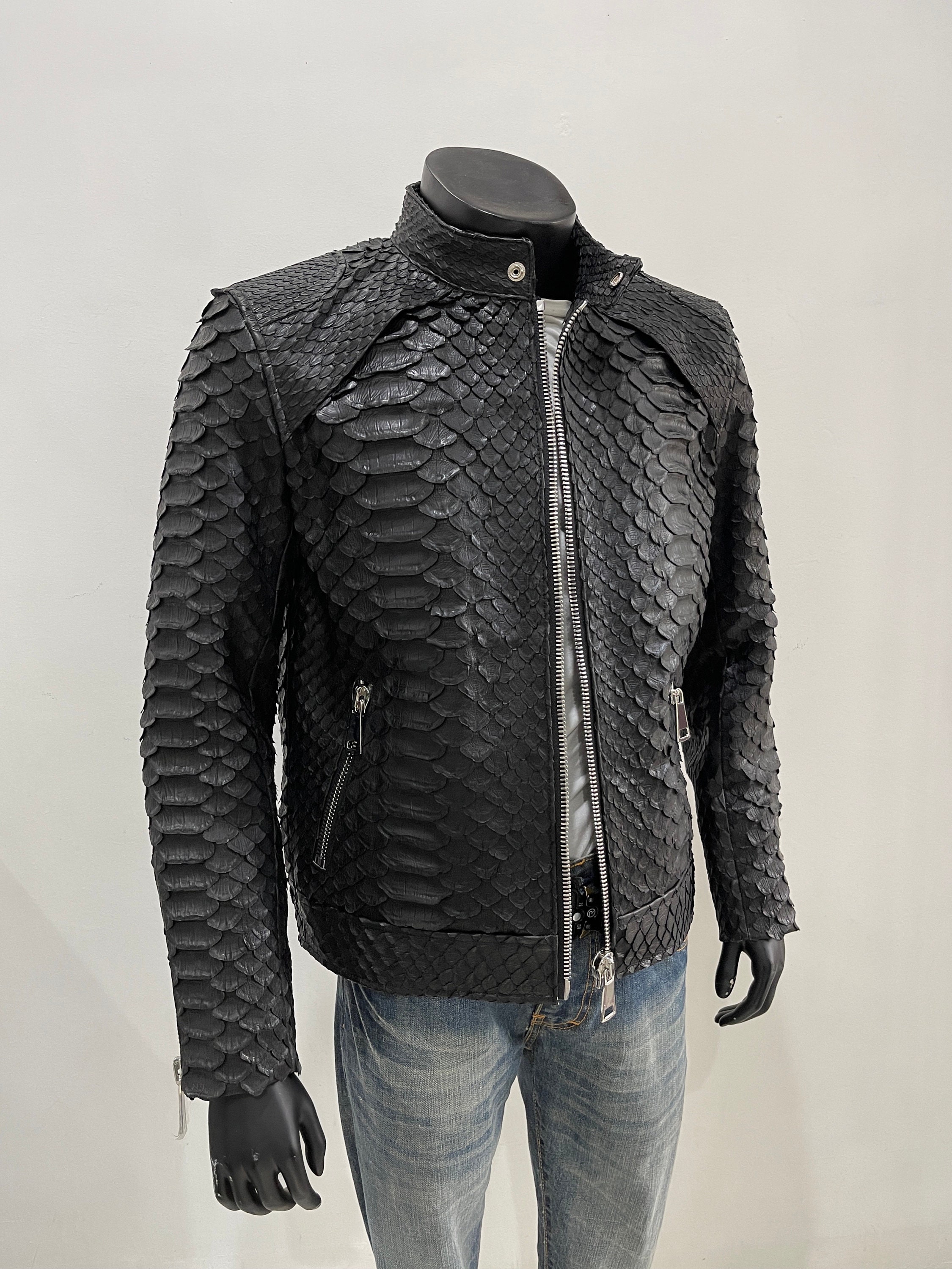 ジャケット・アウター Roen spray coating snake skin jacket il_fullxfull.5724751030_1b1b.jpg