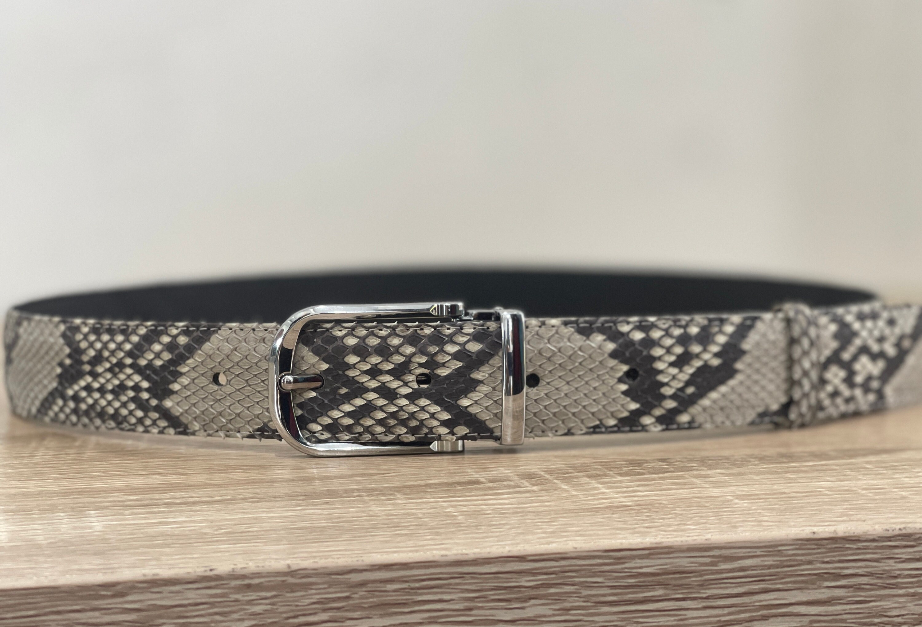 小物 TTT_MSW leather belt python FGGPY_BLACK_02029e2b-7968-47be