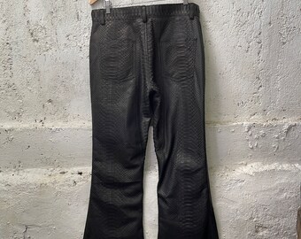 パンツ 90s john cherpas python leather flare PT FTCTFT-FUSOP-N0000-
