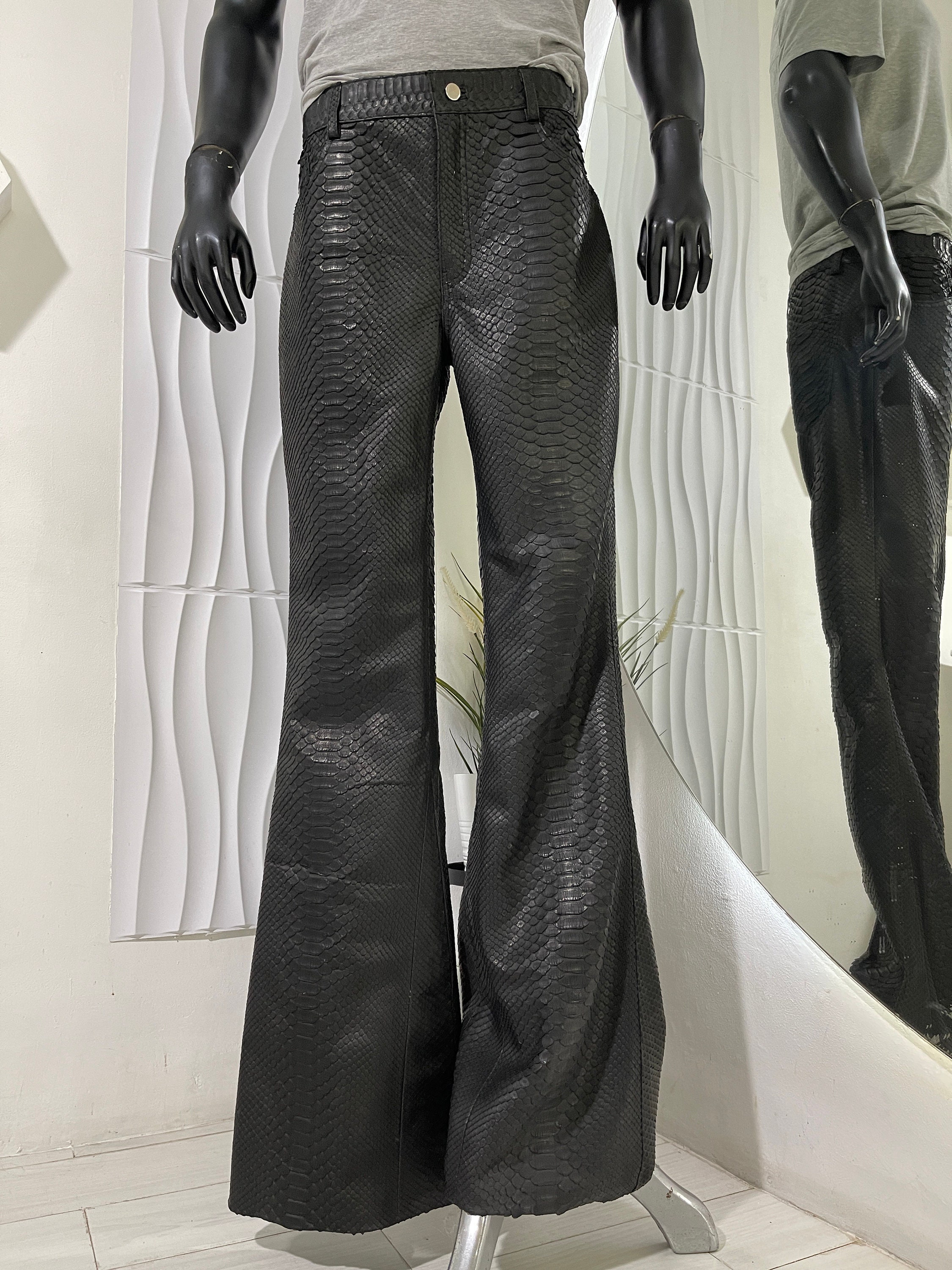 Leather Flared Pants -  Canada