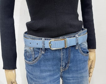 Snakeskin Belt,  Python Leather Belt, Custom Leather Belt,  Man’s Women’s Python Leather Belt