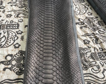 Python Leather Pants, Snakeskin Pants, Black Leather Pants Python Leather Pants, Snakeskin Pants, Black Leather Pants