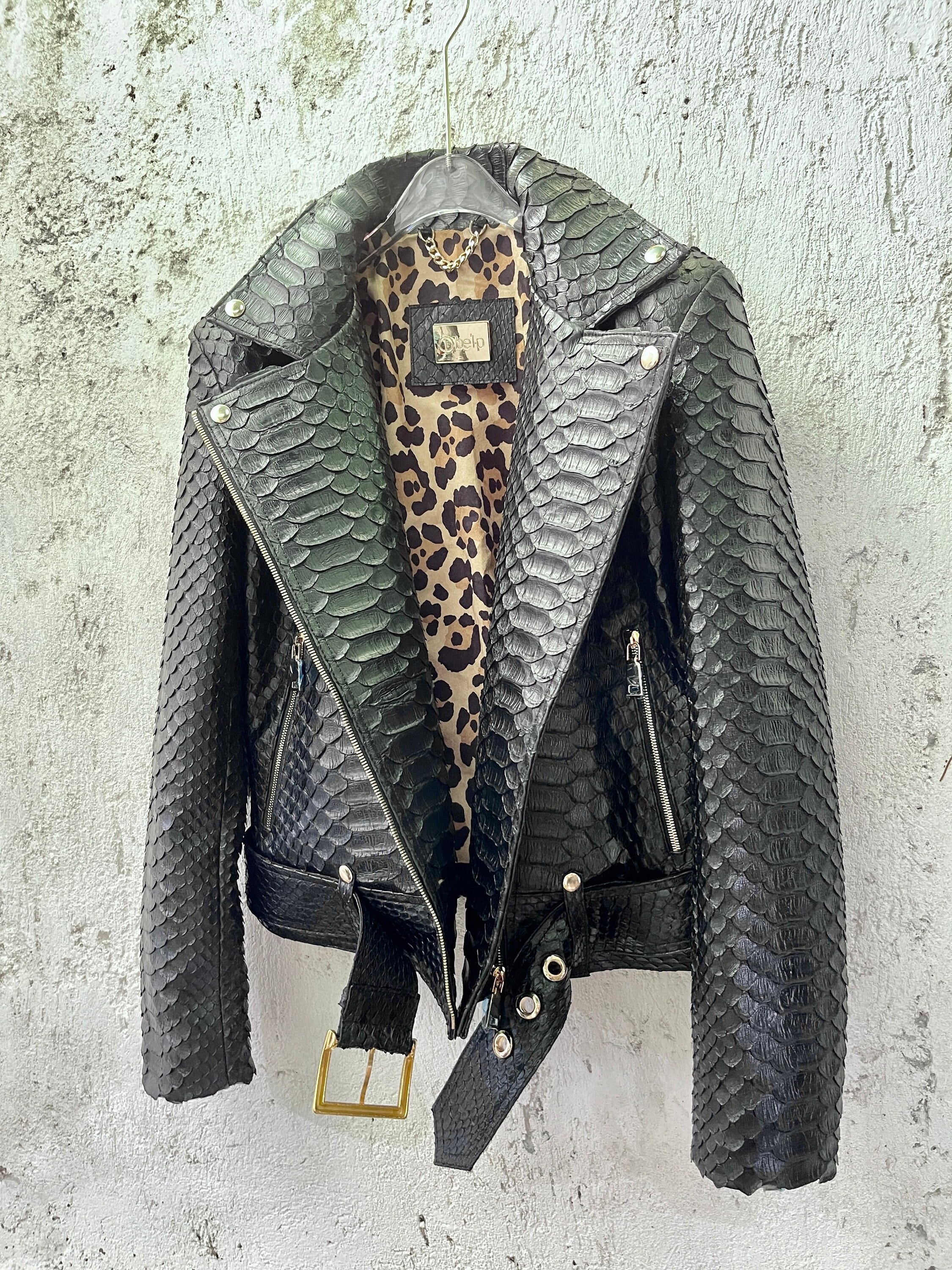 ジャケット・アウター Roen spray coating snake skin jacket il_fullxfull.5724751030_1b1b.jpg