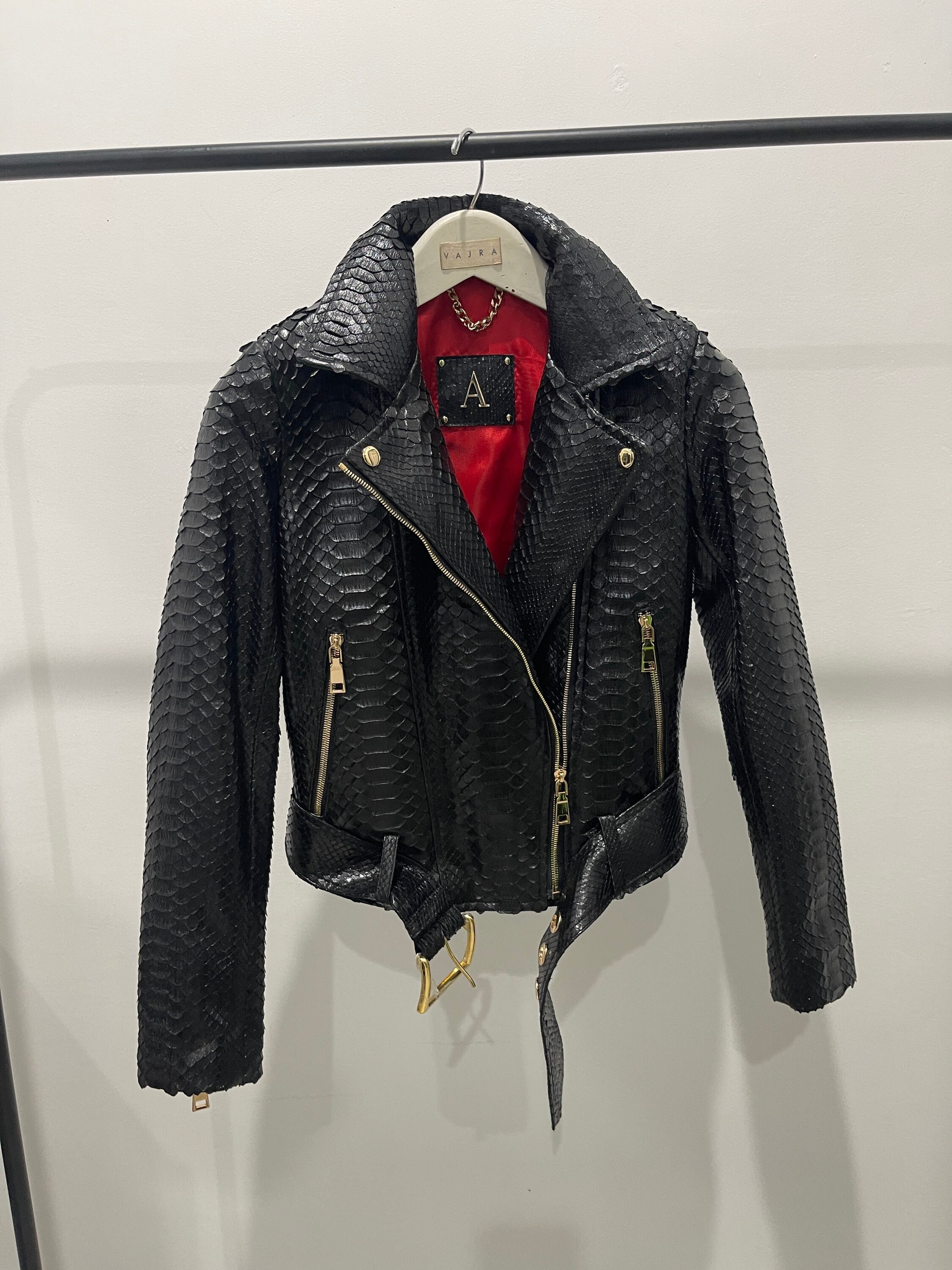 ジャケット・アウター unknown black pythons long coat ジャケット・アウター unknown black pythons long coat mens