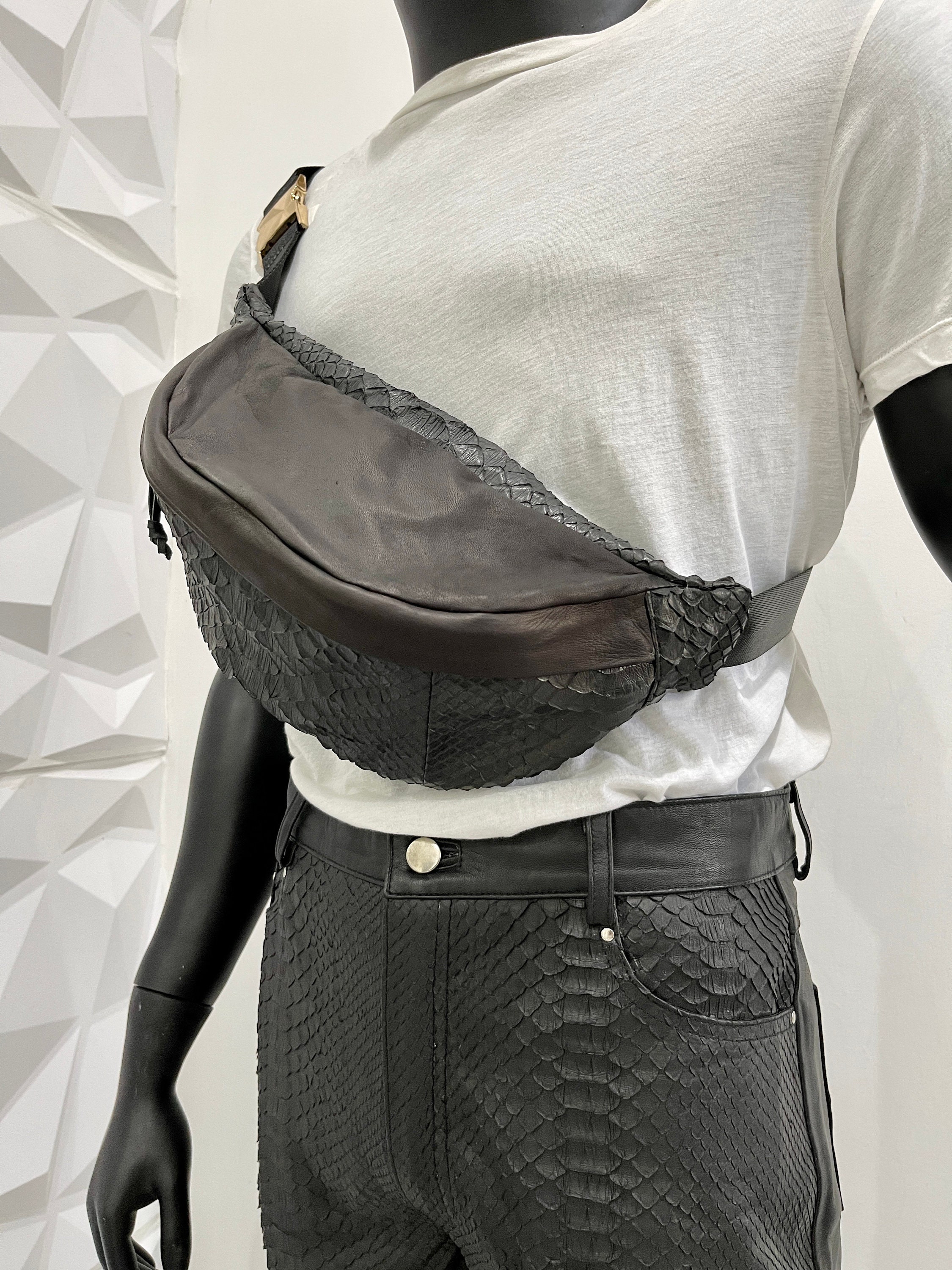 Snakeskin Unisex Fanny Pack, Python Leather Waist Bag, Snakeskin Belt Bag, Leather Hip Pouch, Festival Leather Bag, Leather Belt Bag - Etsy Snakeskin Unisex Fanny Pack, Python Leather Waist Bag, Snakeskin Belt Bag, Leather Hip Pouch, Festival Leather Bag, Leather Belt Bag - Etsy