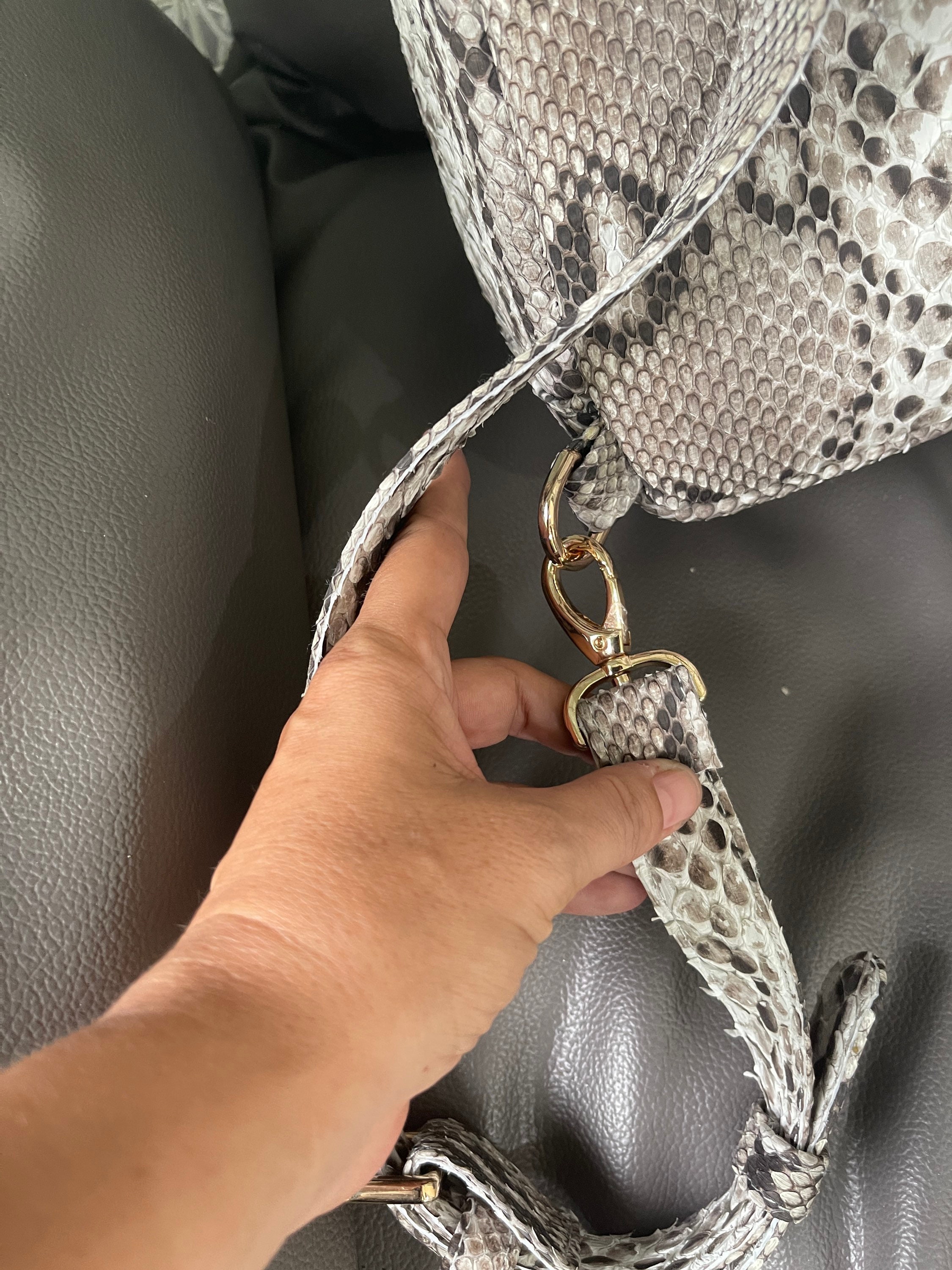 Snakeskin Backpack | Python Leather Backpack | Snakeskin 