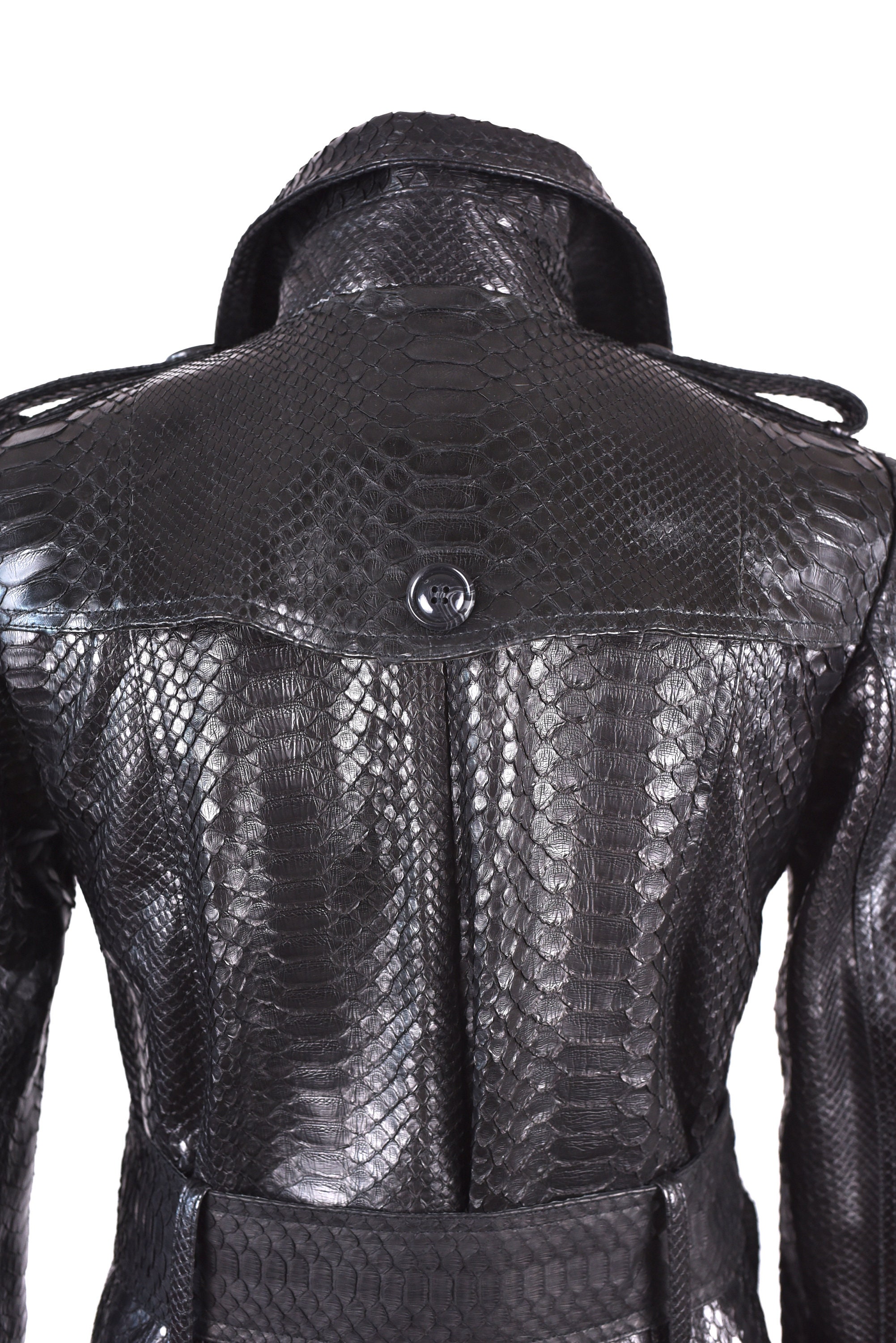 Amazon.com: Stunning Long Iridescent Black Waterproof Trench