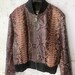 Man’s KING Snakeskin Bomber Jacket, Custom Jacket for Men, Dragon ...