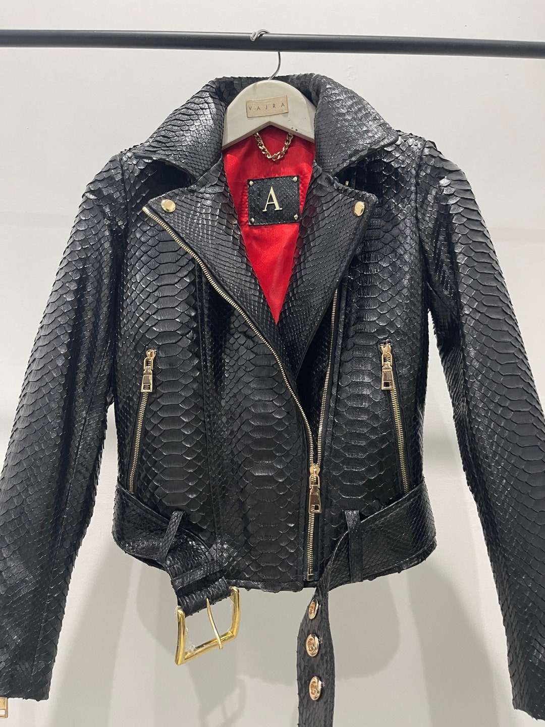 ジャケット・アウター Roen spray coating snake skin jacket il_1080xN.3812224405_q3ag.jpg