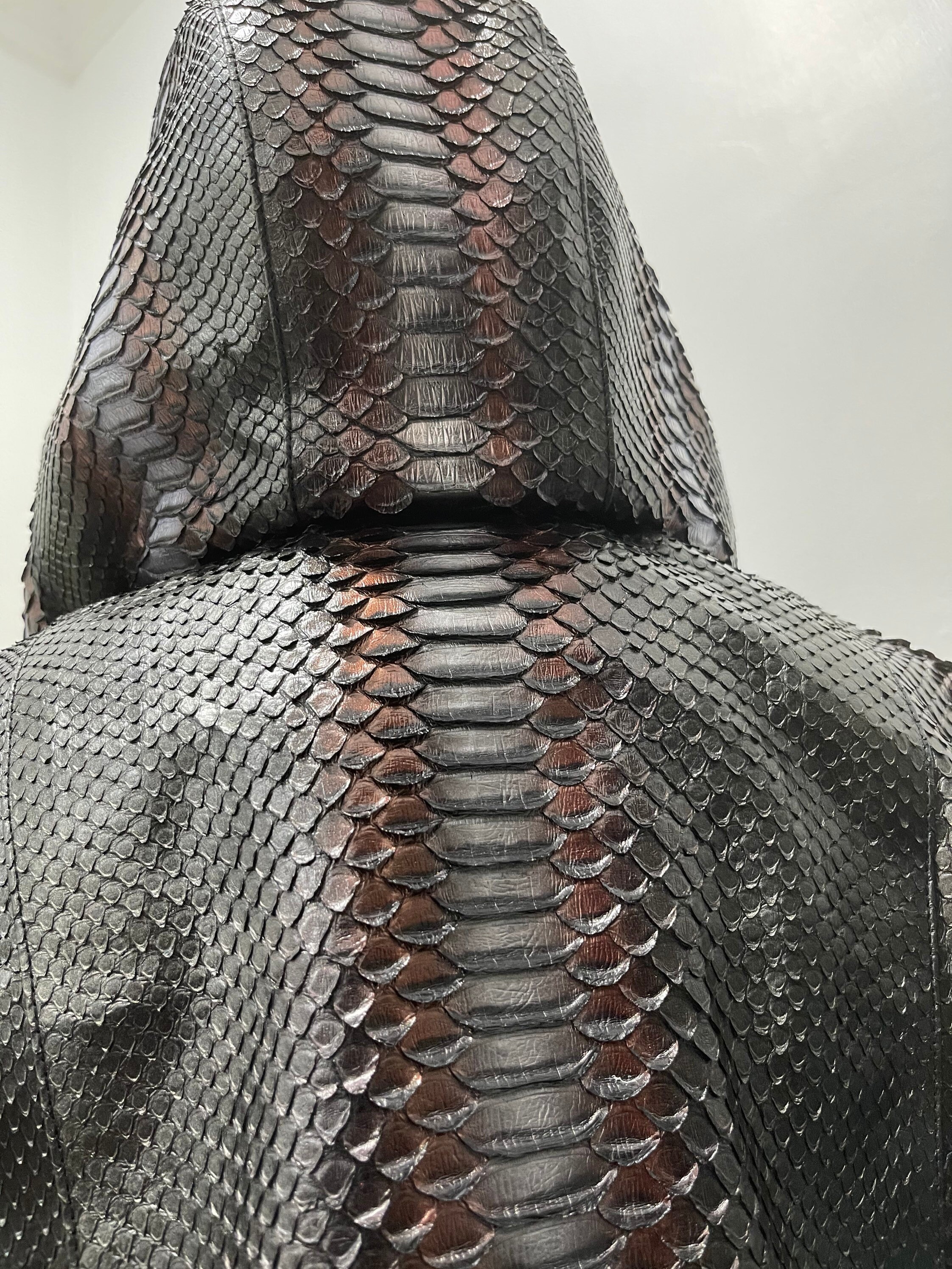 Snakeskin Jacket, Python Leather Jacket, Hodded Leather Snakeskin Jacket, Python Leather Jacket, Hodded Leather