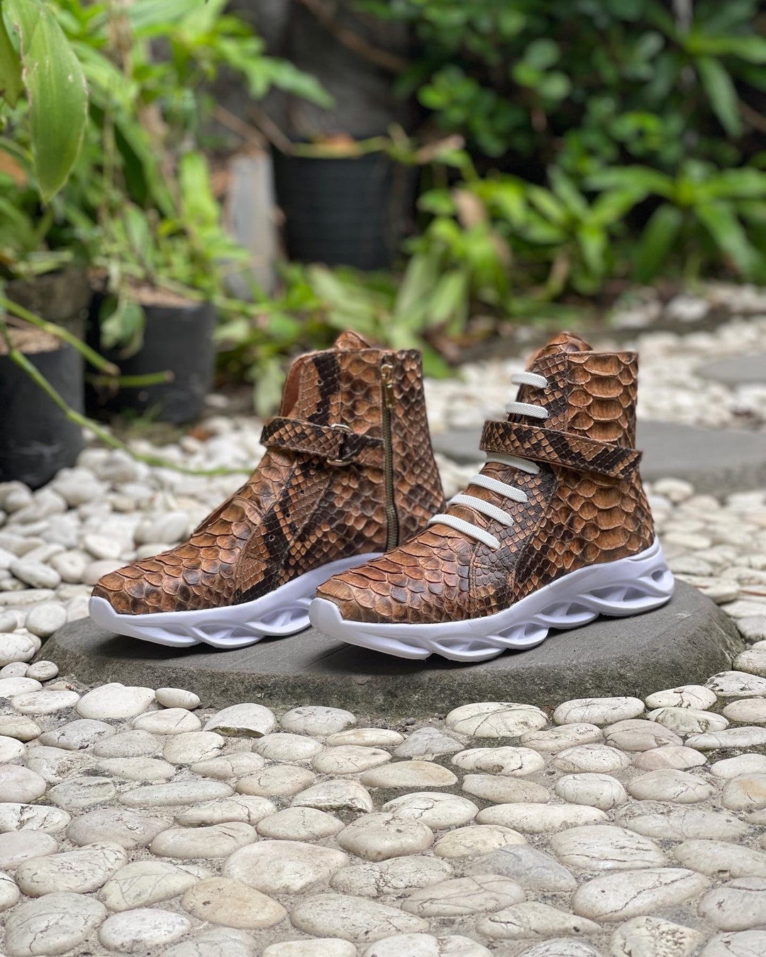 Zapatos de piel de serpiente zapatos de cuero Python -  México