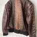 Holographic Snakeskin Print Men's Bomber Jacket