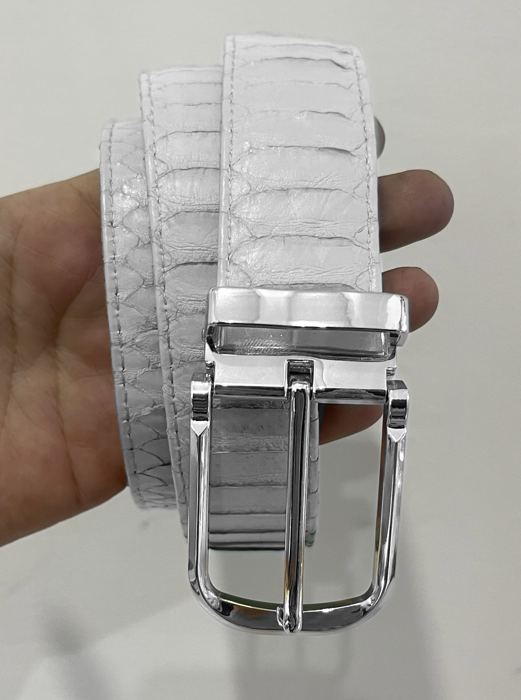 White Python Belt - Etsy display picture 1