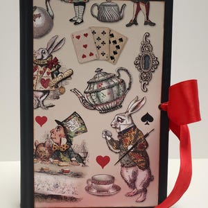 Handmade Alice in Wonderland Journal