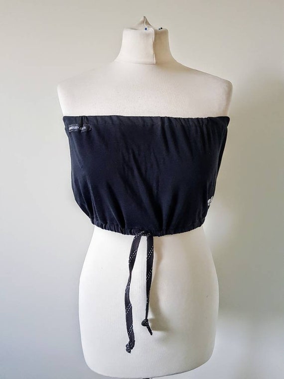 adidas black tube top