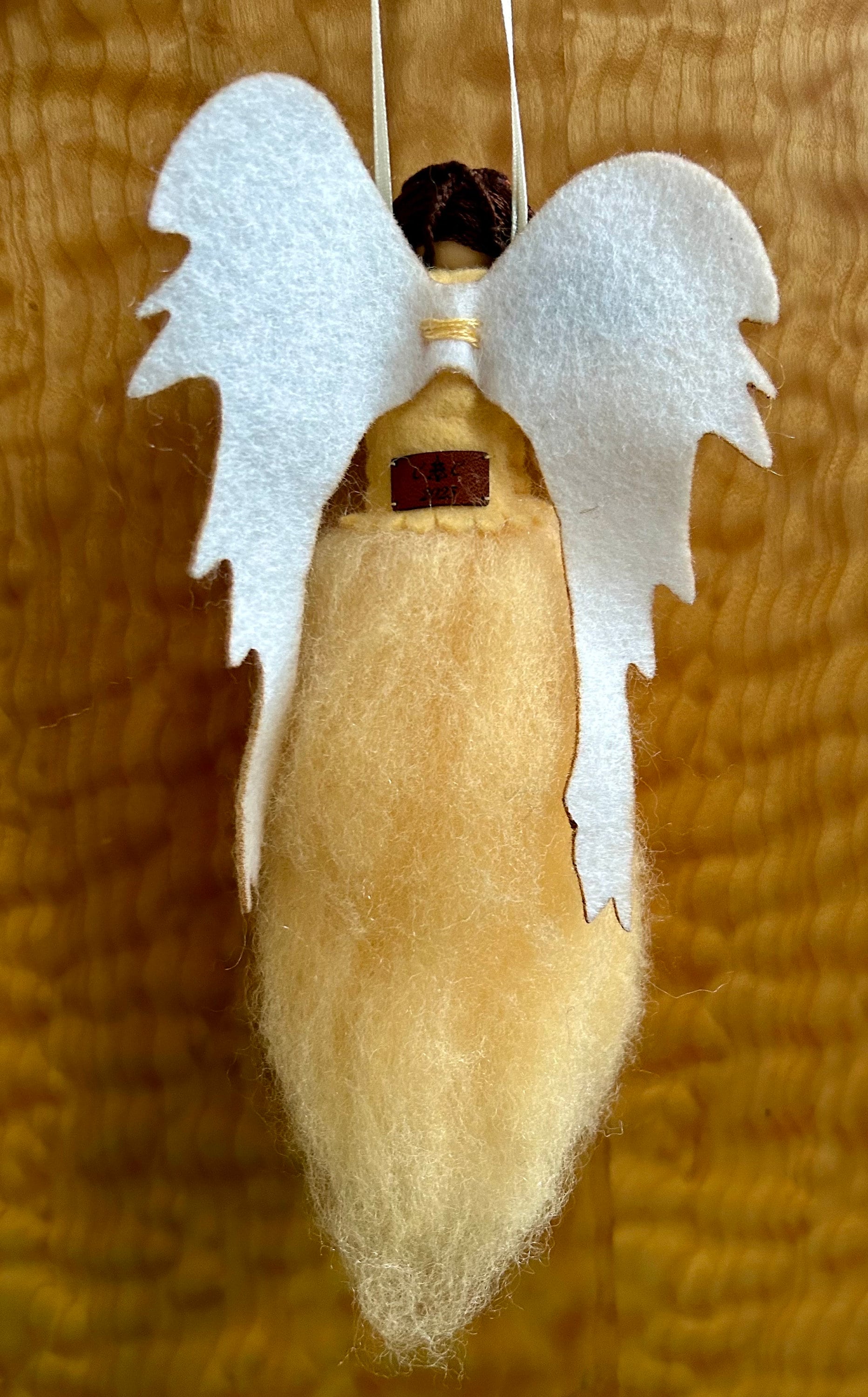 Angel Merino Wool Felt and Wool Roving Ornament gloriana Etsy