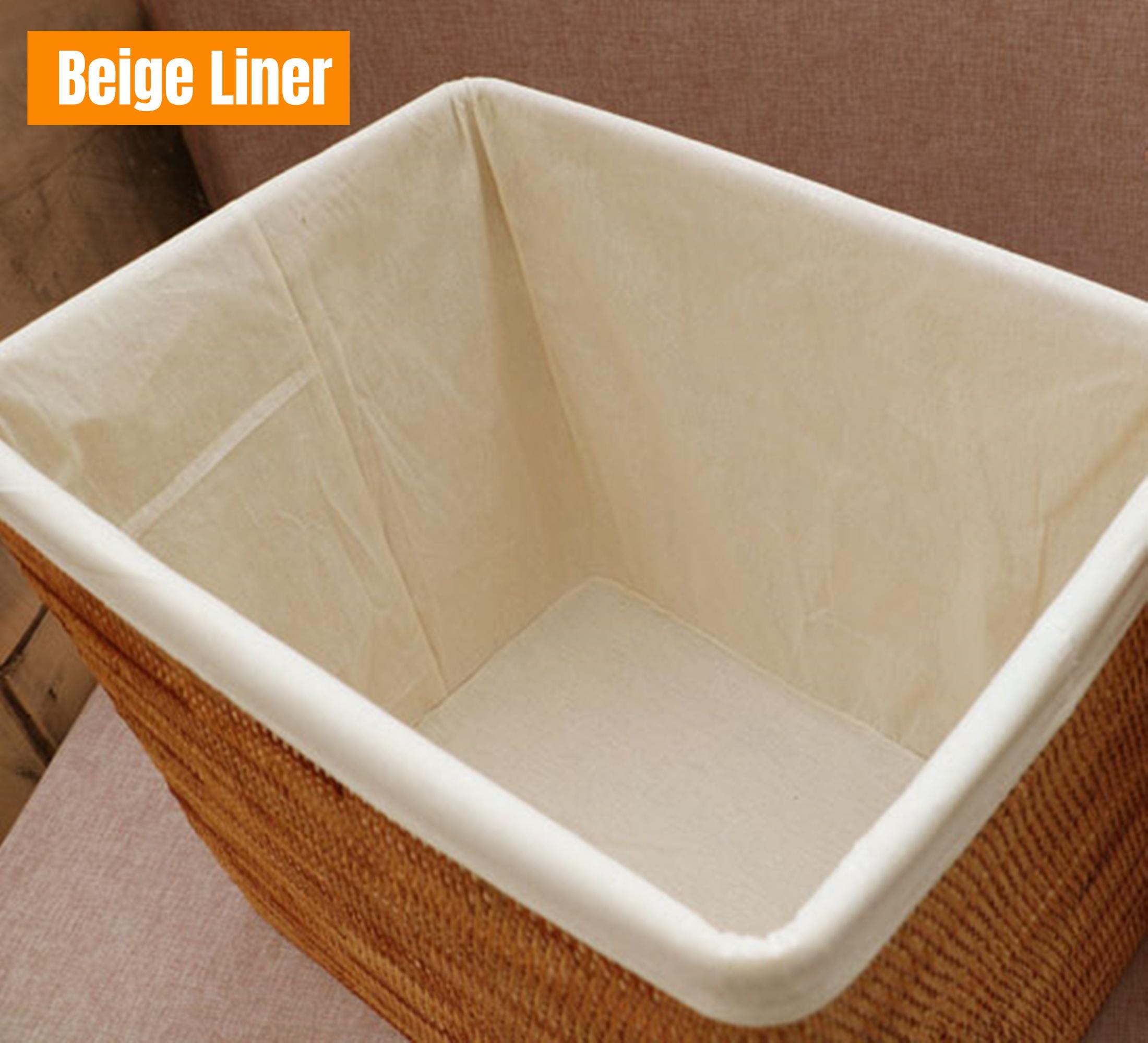 Draw Stringliner Custom Size Drawstring Basket Liner, Multiple Styles and Colors ...