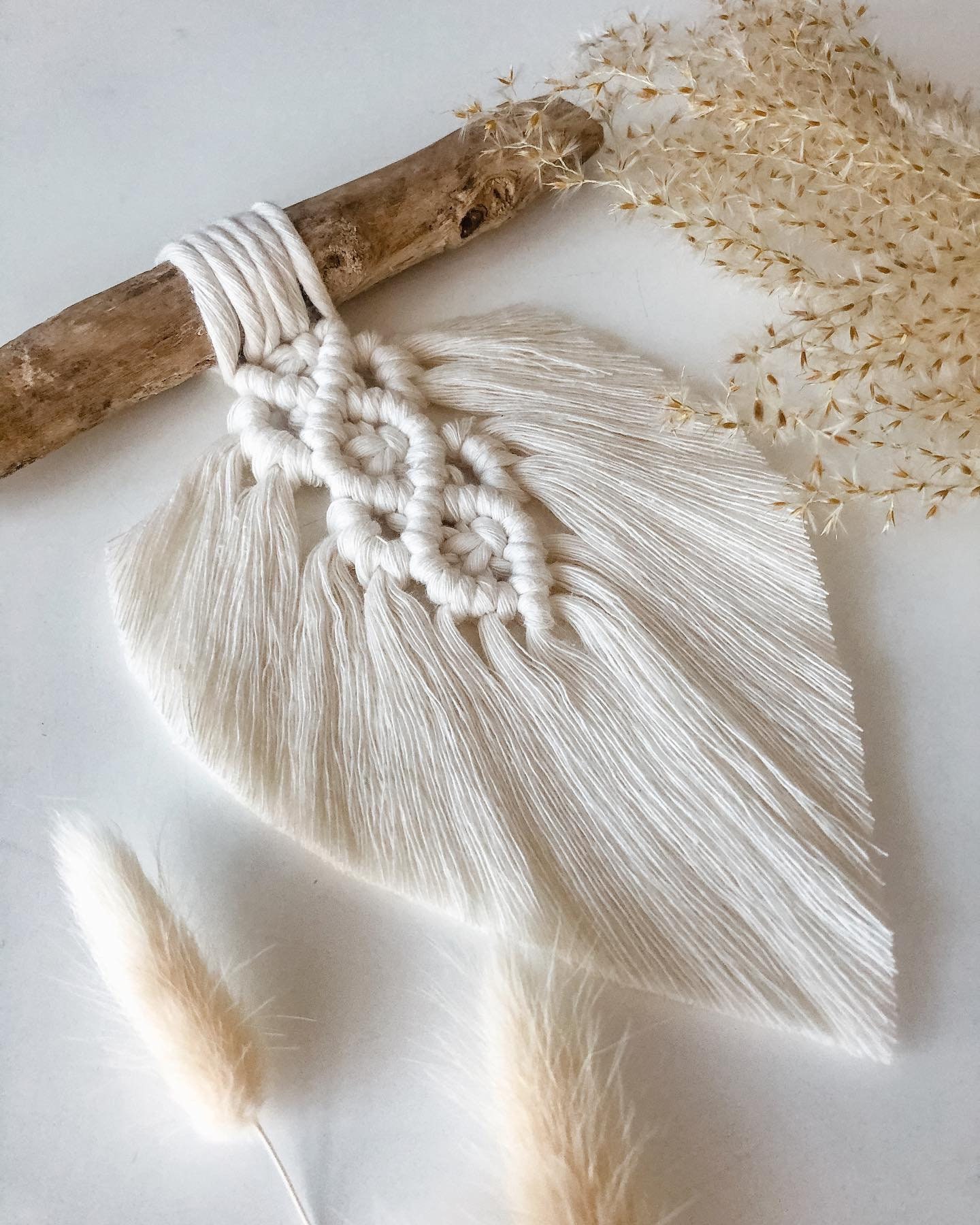 Plume Murale Macramé