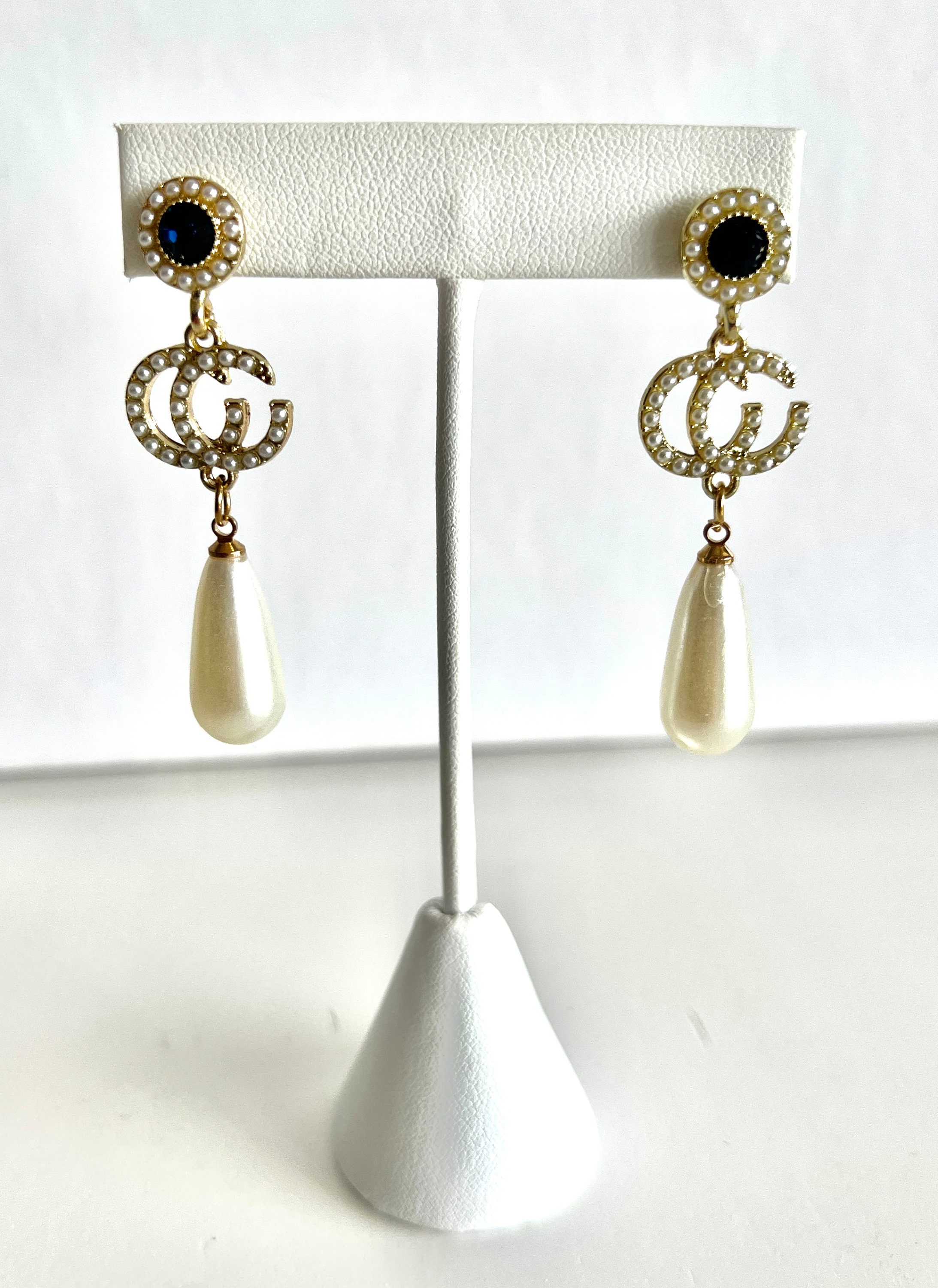 chanel earrings pearl price