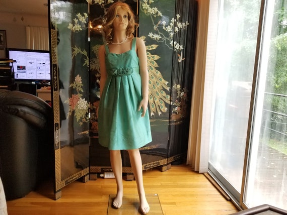 teal dress size 14