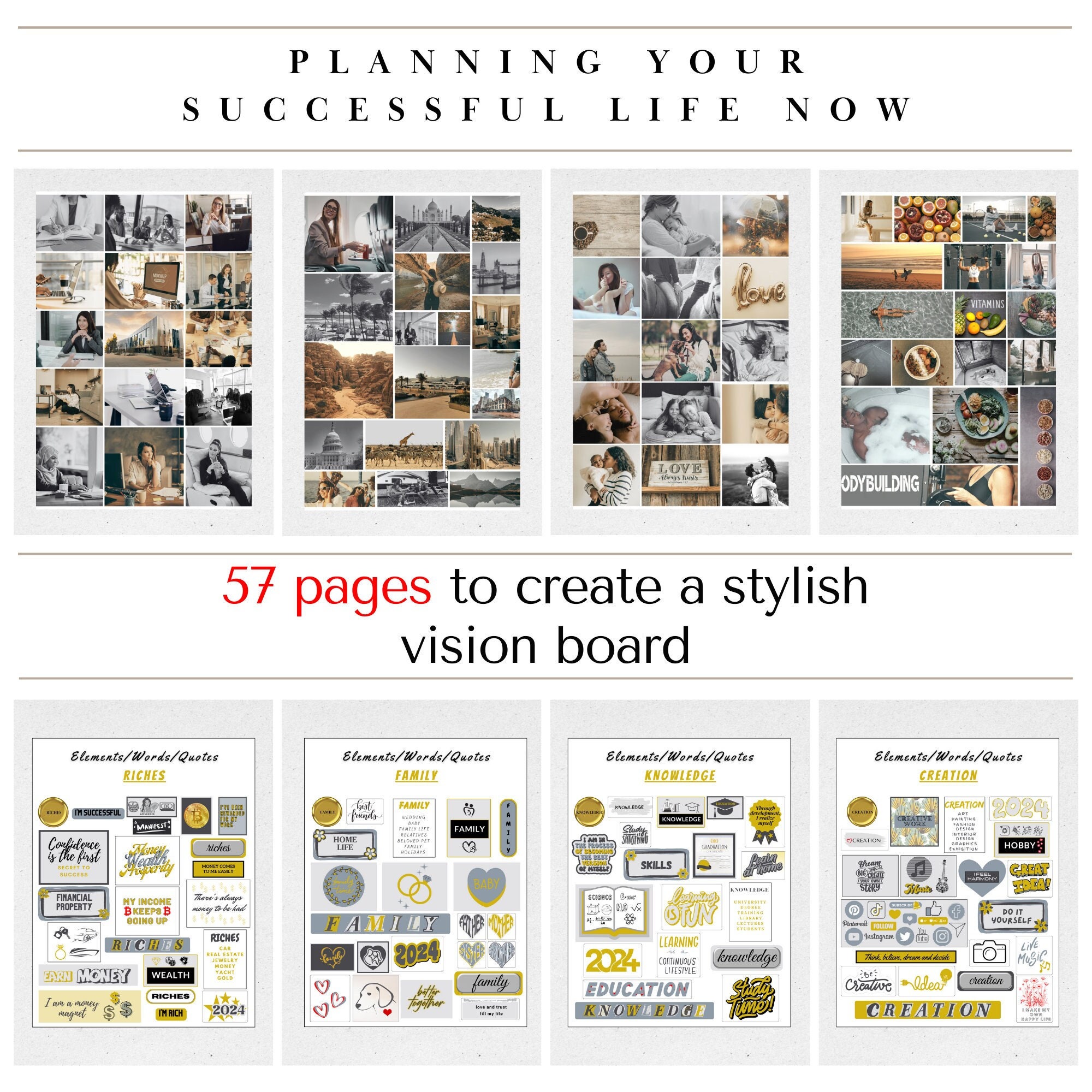 Vision Board Challenge Sales Page - ORGANIC - Wife Teacher Mommy