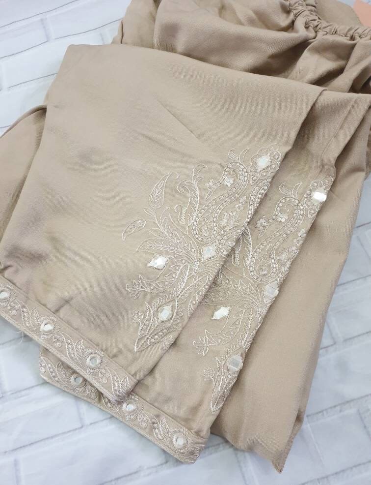 Beige Pakistani Shalwar Pants Trousersbeige Pants Women | Etsy UK