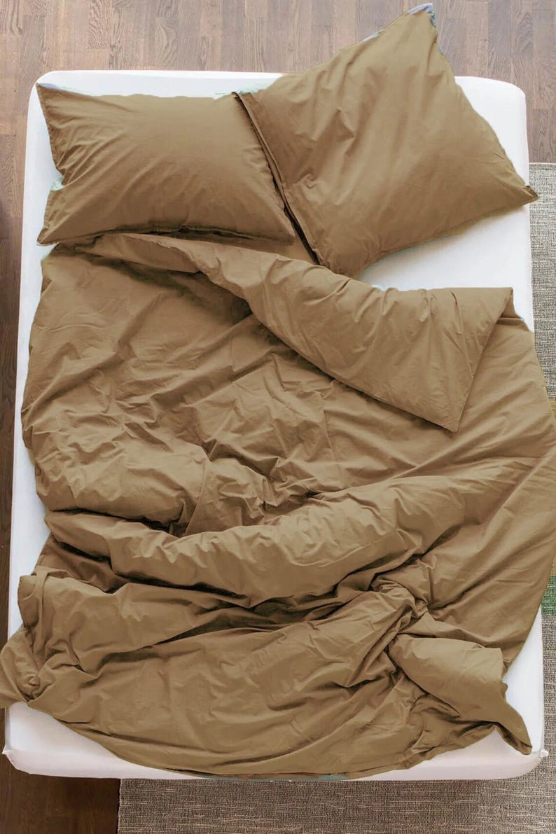 Stonewashed Softened Preshrunk Cotton Bedding Duvet Cover and Etsy