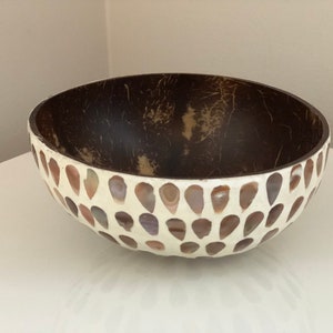 Coconut Bowl- Shell Drops