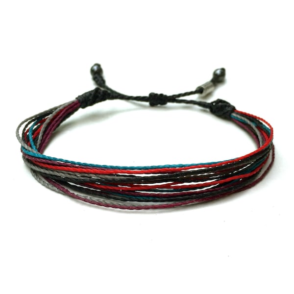 Bracelet chaîne homme | Bracelet garçon adolescent | Bracelet fil homme | Cadeau d'anniversaire pour homme | Bracelet chaîne noir