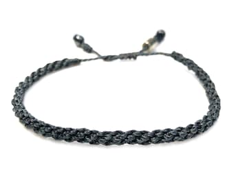 Navy Bracelet Men | Fathers Day Gift | Rope Bracelet Men | Beach Bracelet Men | Nautical Gift for Sailor Bracelet | Navy Blue Cord Bracelet