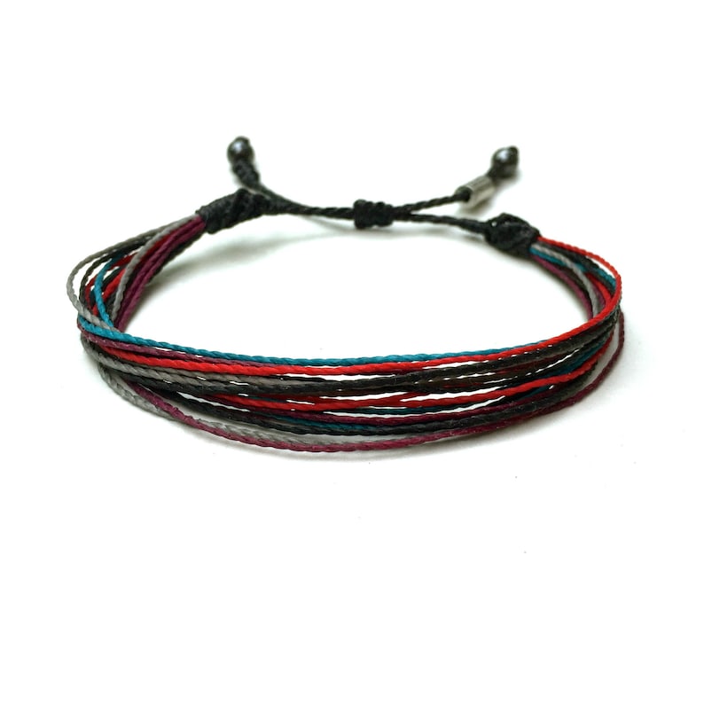 Mens String Bracelet Teen Boy Bracelet Mens Thread Etsy