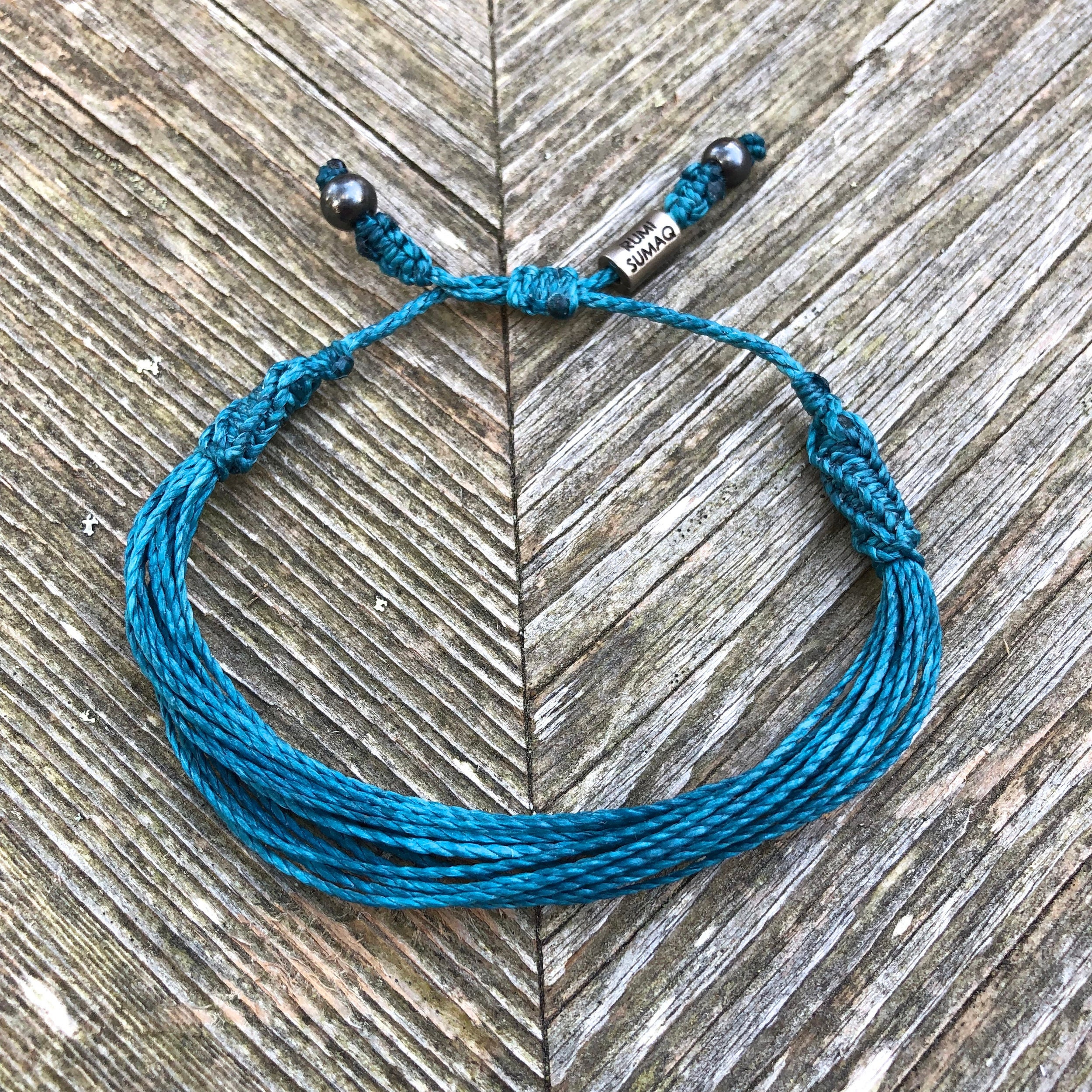 Bewusstsein Armband für Zervixkrebs, Eierstockkrebs, PCOS, PTBS Nahrungsmittelallergie - Handmade verstellbar Armband für Männer, Frauen & Kinder