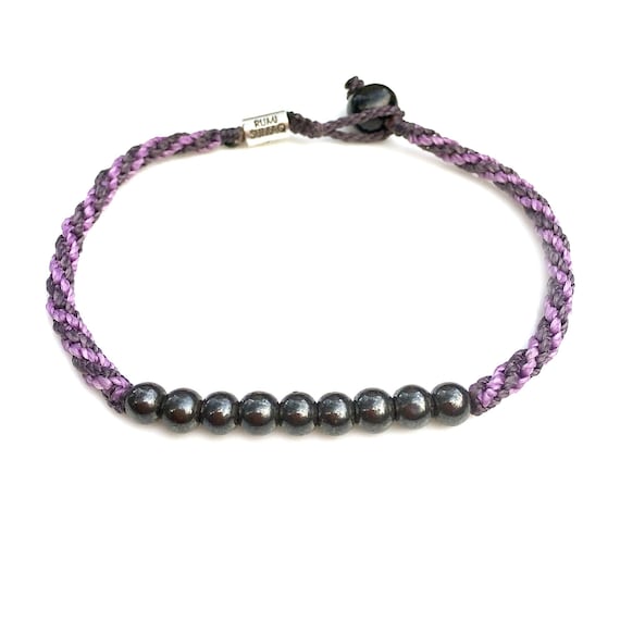purple anklet