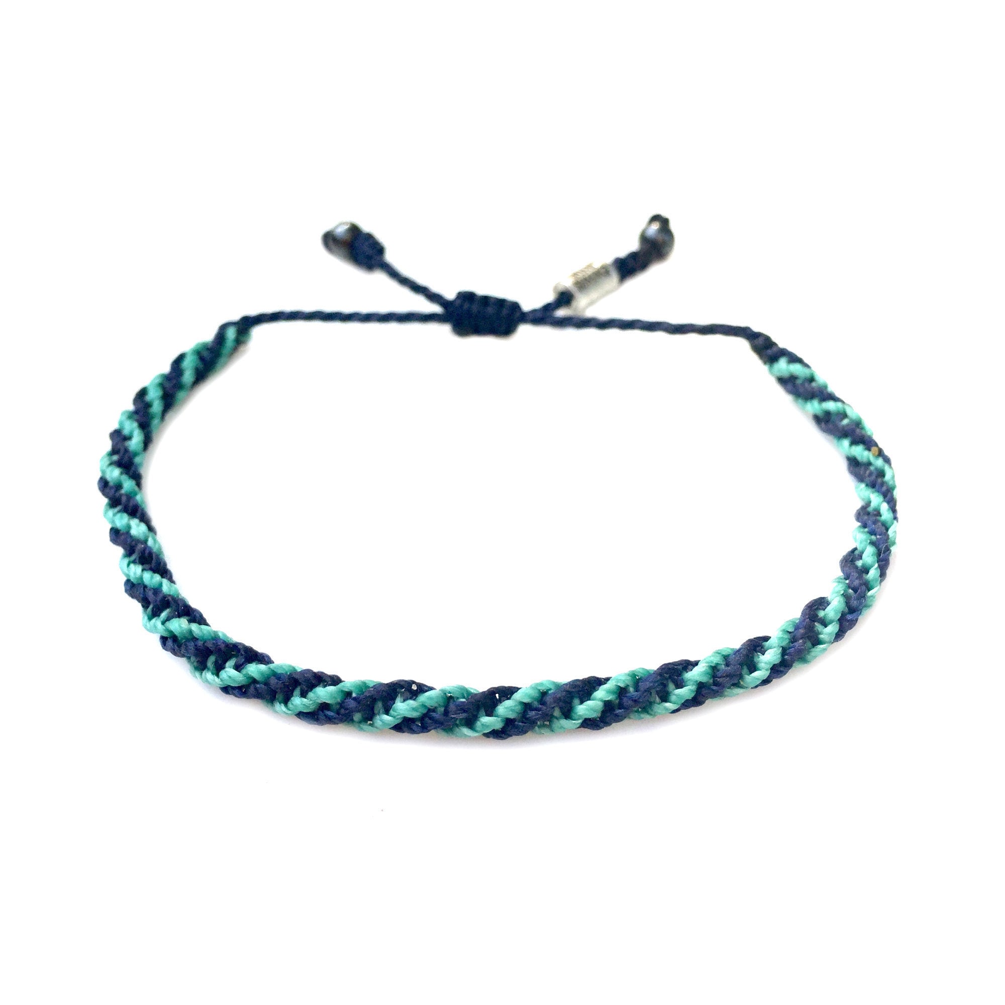 String Light Blue Awareness Bracelet: Rumi Sumaq Jewelry