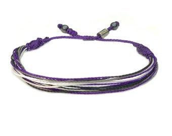 Asexual Bracelet | Ace Pride Bracelet | Asexual Flag Pride Jewelry | Asexual Awareness Jewelry