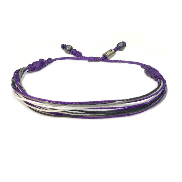 Asexual Bracelet | Ace Pride Bracelet | Asexual Pride Bracelet | Asexual Flag Pride Jewelry | Asexual Awareness Jewelry for Men and Women