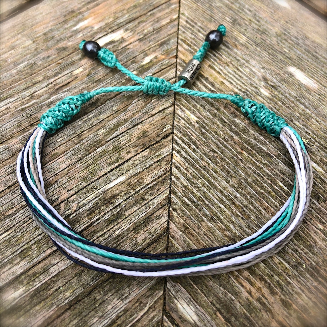 Mens String Bracelet Mens Rope Bracelet Surfer Bracelet Etsy