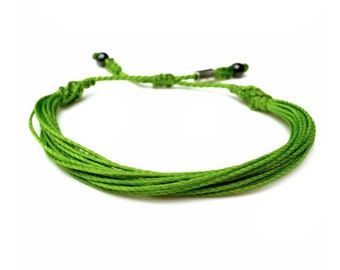 Lime Green Awareness Bracelet | Non Hodgkins Lymphoma Bracelet | Mental Health Awareness | Lyme Disease Aware | Muscular Dystrophy Awareness