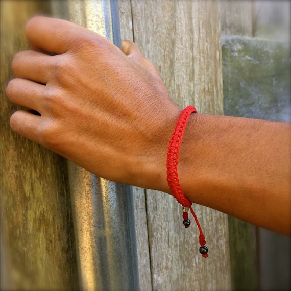 Red String Bracelet Custom Sized for Men Women Kids - Handmade Red Thread  Bracelet for Protection by RUMI SUMAQ