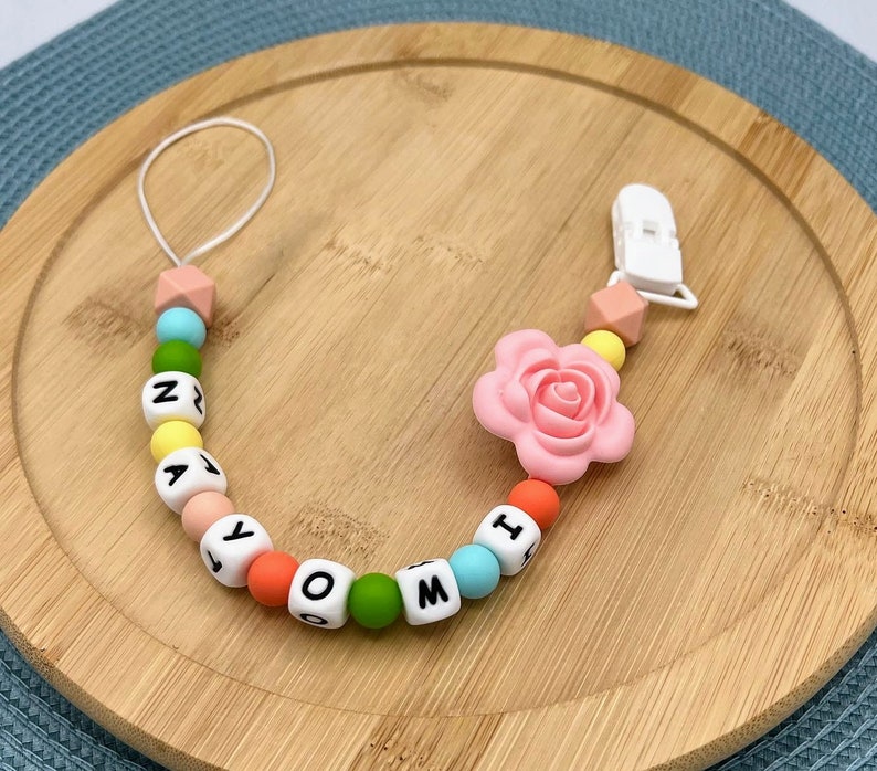 Personalized Pacifier Clip BabyShower Gift,Pacifier Clip Personalized,Baby Shower Ideas,Baby Shower Gift for Boys,Baby Shower Gift for Girls image 6