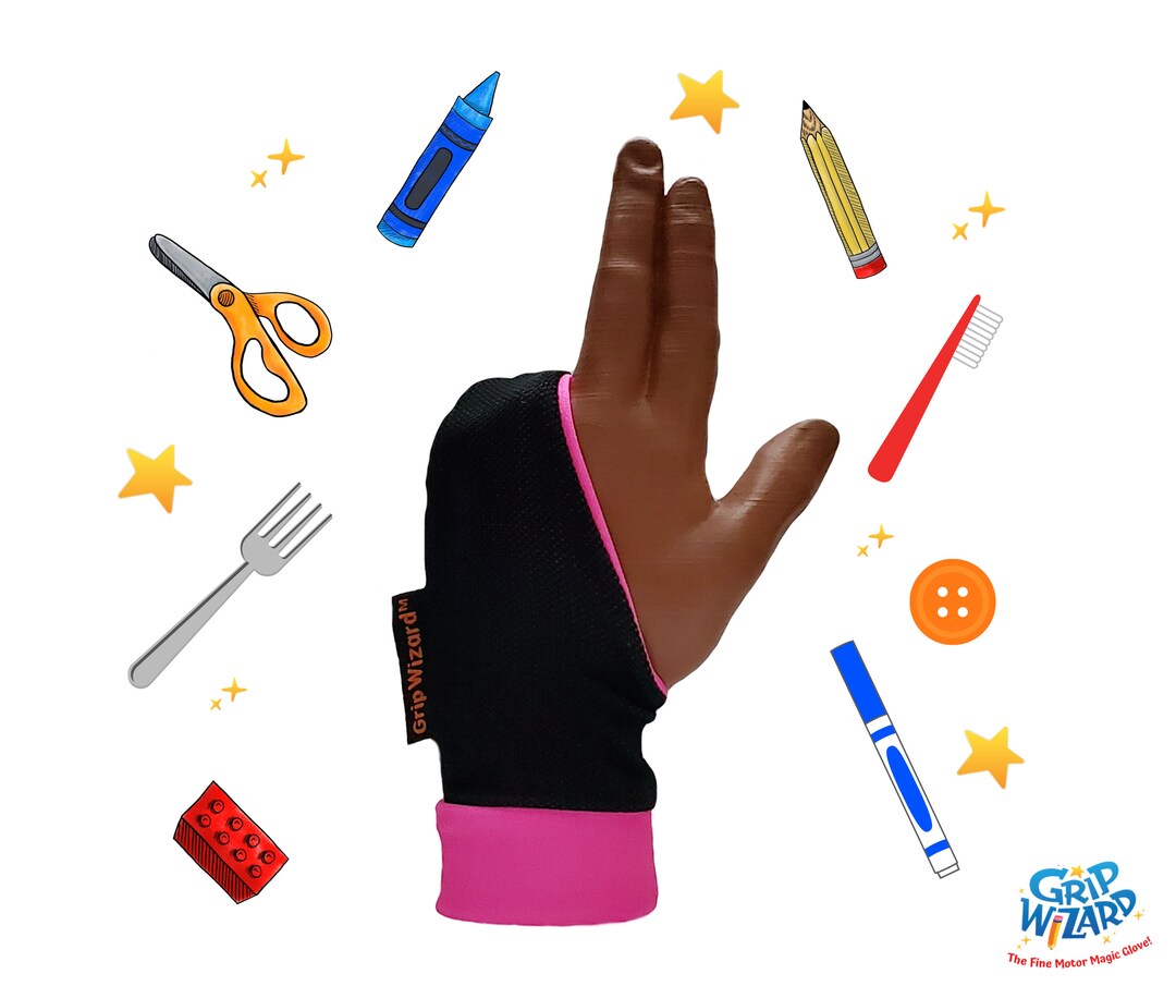 Hot Pink Grip Wizard Handwriting Glove Fine Motor Skill Etsy