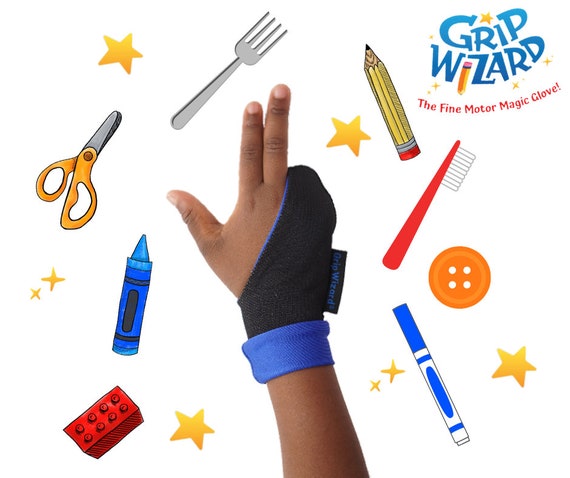 Pencil Grip Glove Occupational Therapy Tool Grip Wizard Handwriting Glove Fine Motor Skill Glove Special Education Tool