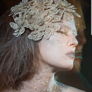 Embroidered 3D flower